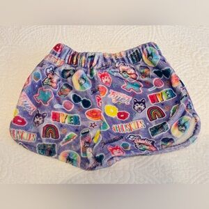 Azarhia Husky Dog Fuzzy Pajamas Shorts - Youth Girl Size 8/10